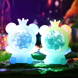 Crown Bear Star Light Night Light สาวหัวใจสร้างสรรค์ของขวัญเครื่องประดับนักเรียนสาวเด็กวันเกิด Gift