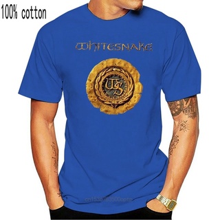 คอตต้อนคอกลมขายดี เสื้อยืด พิมพ์ลาย WHITESNAKE 1987 WHITE DAVID COVERDALE HARD ROCK BAND DEEP PURPLE DIO EJikgi32ACldhb9