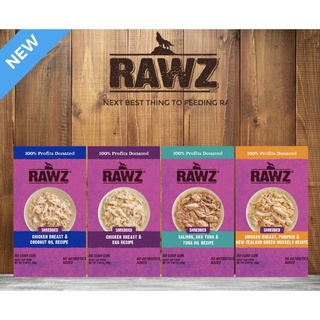 (พร้อมส่ง)Rawz Shredded cat food pouch  แบบซองขนาด 69 g