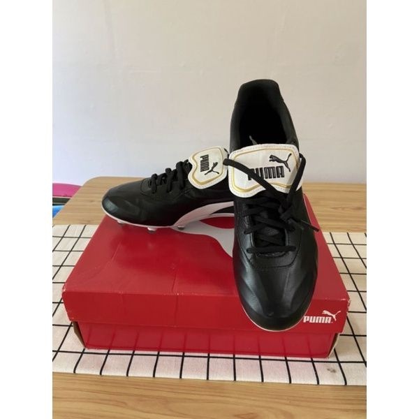 ของแท้​ 💯% รองเท้าสตั๊ด รองเท้าฟุตบอล PUMA KING TOP FG ตัวท็อป หนังจิงโจ้ (รูปถ่ายจากสินค้าจริง)