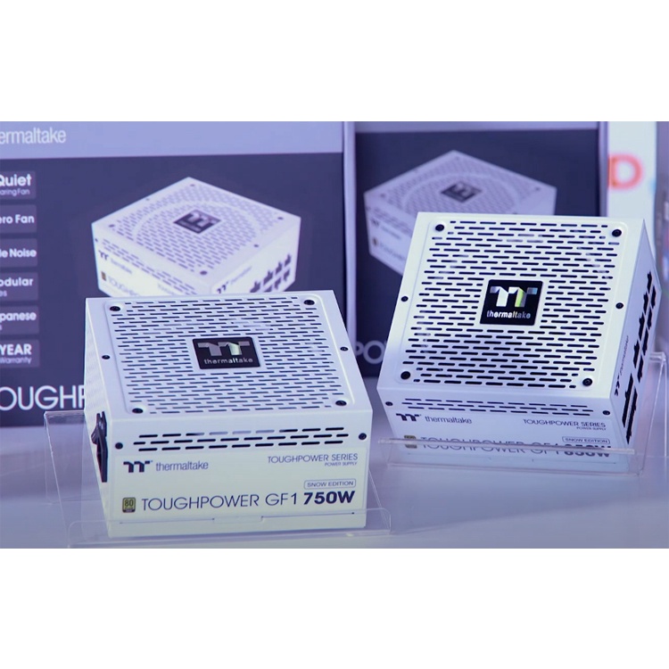 POWER SUPPLY (อุปกรณ์จ่ายไฟ) THERMALTAKE Toughpower GF1 750W Snow สีขาว (80 PLUS Gold) #8