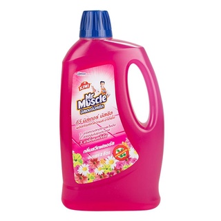 น้ำยาถูพื้น MR.MUSCLE กลิ่นสวีทฟลอรัล ขนาด 2000 มล. สีชมพู น้ำยาถูพื้น MR.MUSCLE Floor Cleaner, Sweet Floral Scent, Size