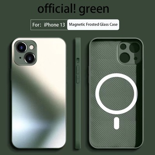 กระจกฝ้าแม่เหล็กหรูหรา เคสที่เข้ากันได้สำหรับ iPhone 12 Pro Max เคสซิลิโคนกันกระแทกสำหรับ iPhone 11 Pro MAX Case