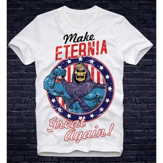 เสื้อยืด พิมพ์ลาย Skeletor Masters of the Universe ETERNIA สไตล์วินเทจย้อนยุคสามารถปรับแต่งได้