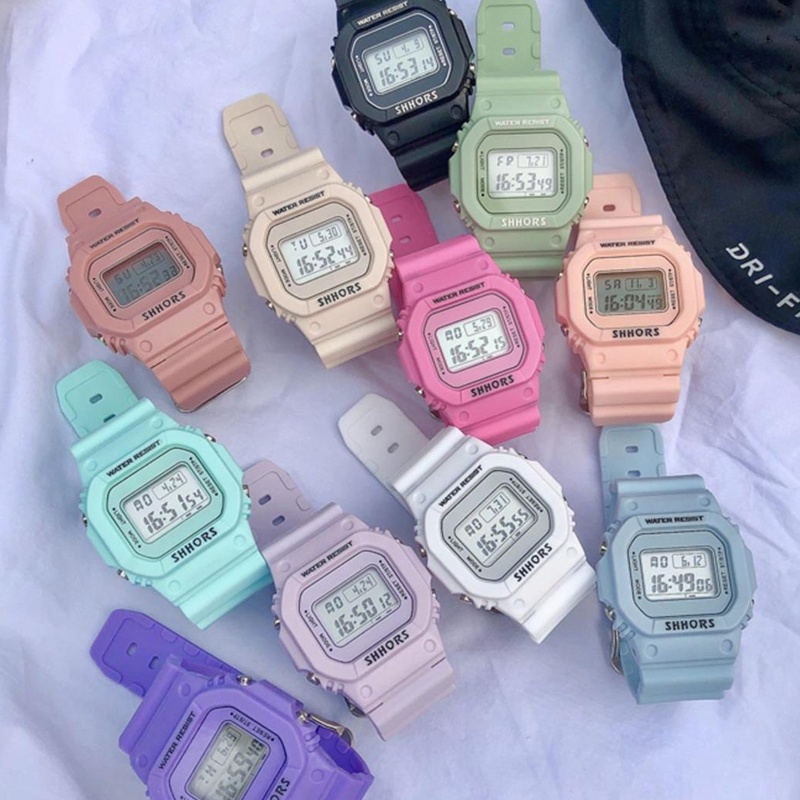 Shopee Thailand - Digital watch, LED screen, waterproof, fashion style, for men and women