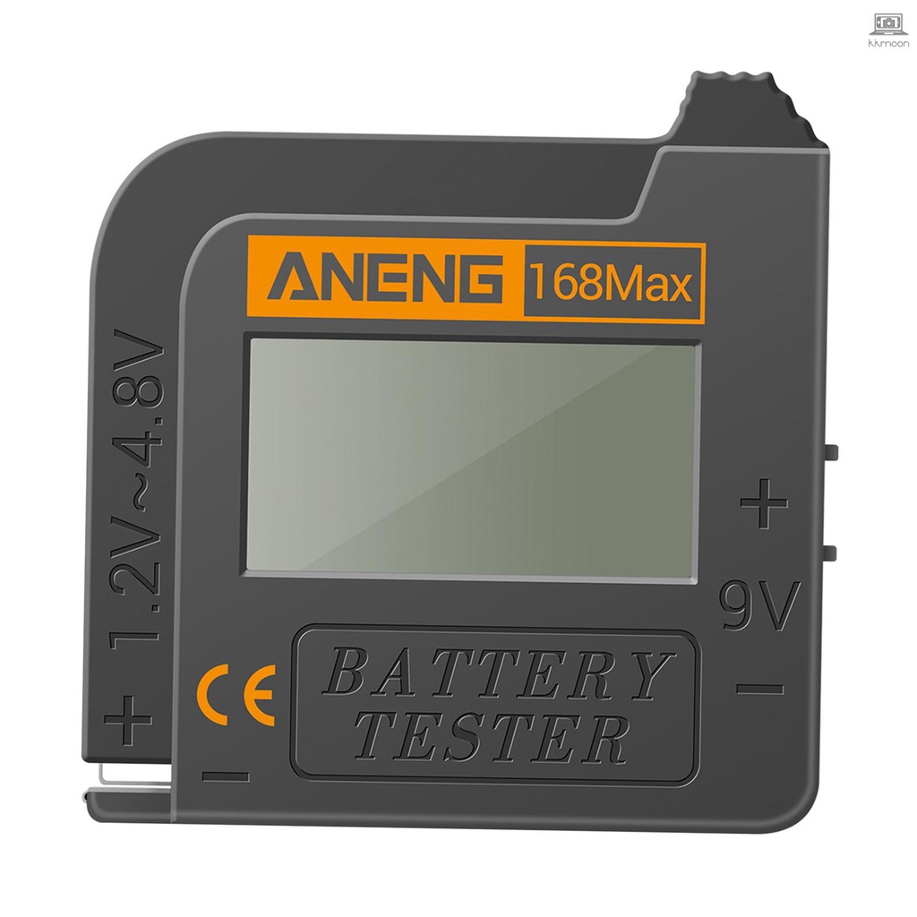 ANENG Battery Tester 168MAX Digital Display Tester Battery Voltage Checker Battery Capacity Testing Tool Universal Tester for Checking AAA AA Button Battery