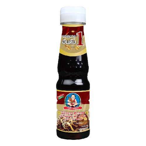 ตราเด็กสมบูรณ์ ซีอิ๊วขาวเห็ดหอม 150 มล. / Deksomboon Brand Mushroom Soy Sauce 150ml