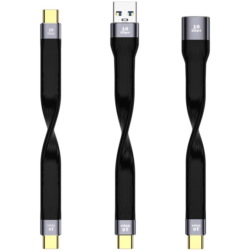 NEX สาย USB-C to Type C 10gbps สายชาร์จ USB-C to USB Sync แบบสั้น