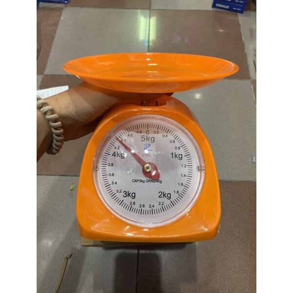 โค้ดINC4LEL4 PAE ตาชั่งสปริง ที่ชั่งอาหาร ตราชั่งอาหาร 5KG ตาชั่งเล็ก กิโล เครื่องชั่งอาหาร ตาชั่งอาหาร คละสี