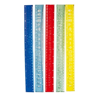 ไม้บรรทัด ลายฉลุแฟนซี 12 นิ้ว แพ็ค 36 อัน101360Fancy Ruler 12Inch 36 Pcs/Pack