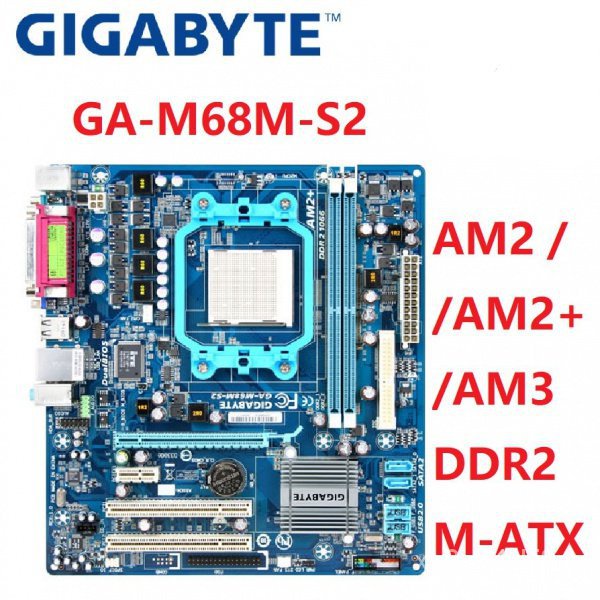 เมนบอร์ด GIGABYTE GAM68MTS2 Desktop Motherboard 630A Socket AM3 For