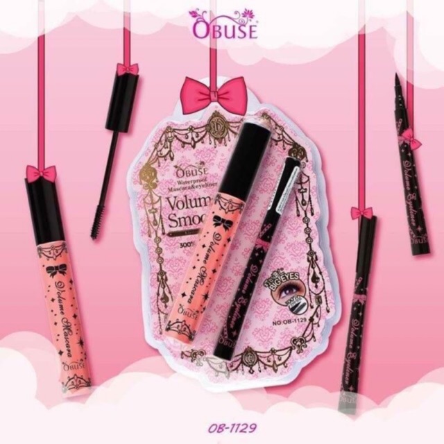 มาสคาร่า+อายไลเนอร์เมจิค Obuse