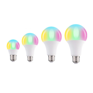 หลอดไฟ LED E27 RGBW แบบปรับแสงได้ เปลี่ยนสีได้ 16 สี 3W 5W 10W 15W สำหรับถ่ายวิดีโอ ถ่ายภาพ ไลฟ์ พร้อมรีโมต