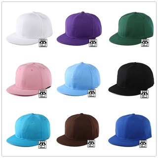 HH1 หมวกแก๊ป แฟชั่น ฮิปฮอป hiphop cap สีพิ้น คุณภาพดี มีหลากหลายสี