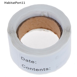 Habitatport ฉลากกาวติดตู้เย็น ช่องแช่แข็ง ที่เก็บอาหาร 125