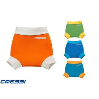 CRESSI CHILDREN SWIM NAPPY ORANGE FRAME 0-4 MONTHS ผ้าอ้อม กันน้ำ ใช้ซ้ำได้