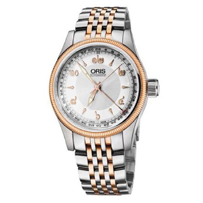 Oris นาฬิกาผู้ชาย สายสแตนเลส รุ่น 754 7679 4381 MB - silver
