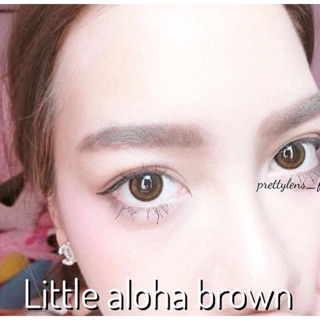 คอนแทคเลนส์ Little Aloha Brown