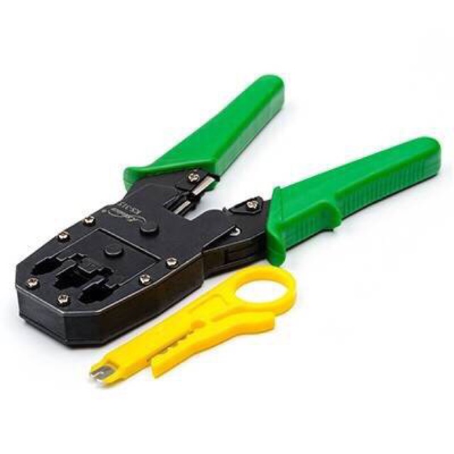 คีมเข้าหัวแลน หัว โทรศัพท์   RJ45 RJ 11 รุ่น KS-315