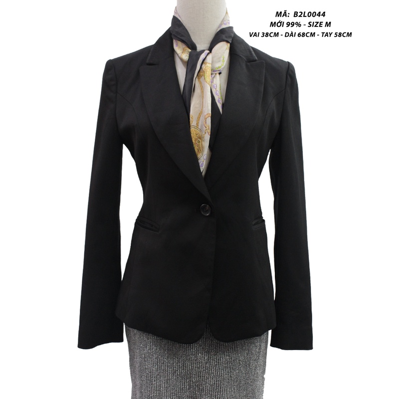 Luxury 1 ปุ่ม body shape Korean Blazer - ใหม่ 99% - Size M - CODE B2L0044