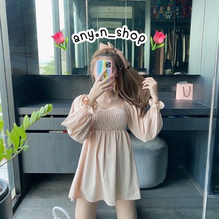 พร้อมส่ง 💕เสื้อตัวยาวเกาหลีสมอครอบอก 🌷