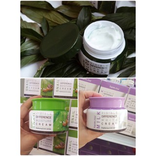 Farm Stay Visible Difference Cream (100g) 1.ALOE FRESH CREAM ,2.SNAIL MOISTURE CREAM,3.MILK WHITE CREAM