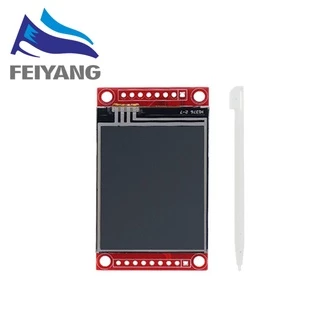 โมดูลหน้าจอสี LCD 1.8 2.4 2.8 นิ้ว TFT พร้อมไดร์ฟ IC อินเตอร์เฟซ SPI 128*128 240*320 สําหรับ Arduino
