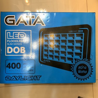 ฟลัดไลท์LED400W GATA รุ่น SLIM SERIES DOB Daylight