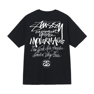 เสื้อยืดพิมพ์ลายแฟชั่น เสื้อยืด ลาย STUSSY MODERN AGE