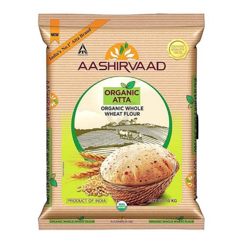 ITC Aashirvaad Organic Whole Wheat Atta 5kg