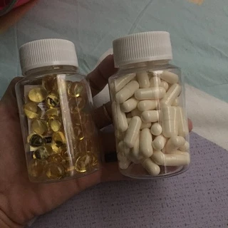 100pcs 15ml ~ 300ml ปากกว้างขวดยาพลาสติก Leakproof Clear PET Subpacking ขวดสําหรับผงแคปซูลตัวอย่าง Vial