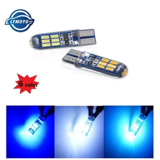 หลอดไฟ T10 Led 194 W5W สําหรับติดป้ายทะเบียนรถยนต์ 4014 15 Smd 1 ชิ้น