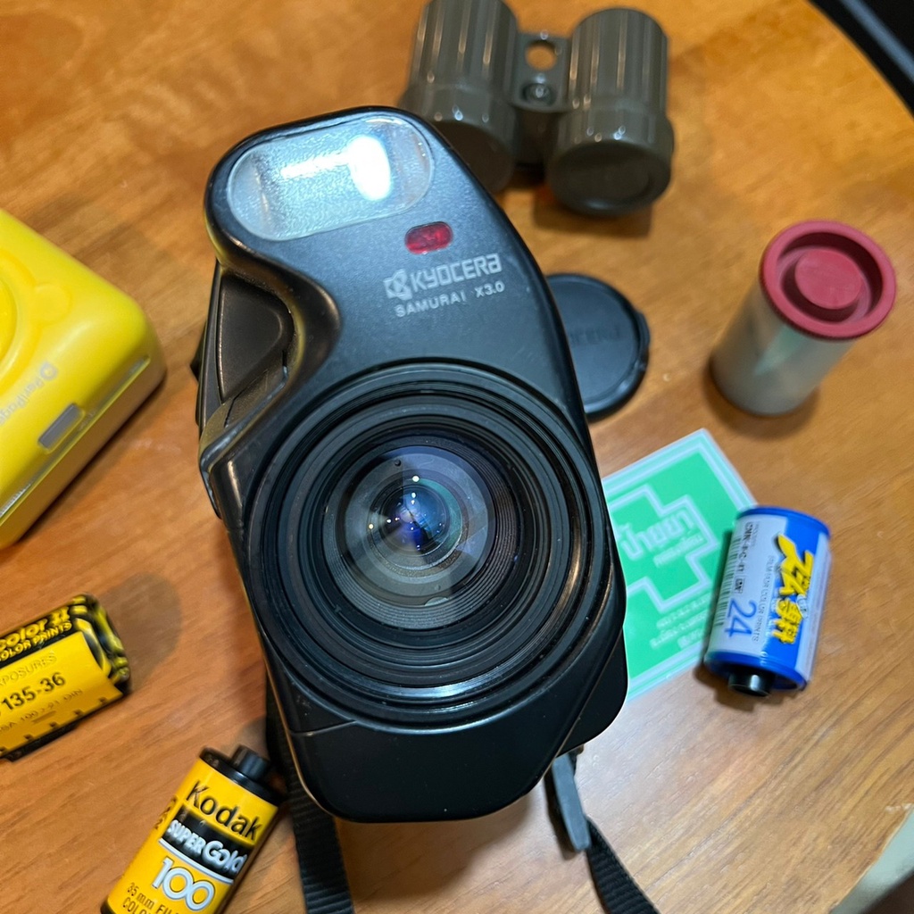 กล้องฟิล์ม 📸 Kyocera SAMURAI X 3.0 : Lens 25mm-75mm F/3.5-4.3 📸 เต็มระบบ 100% ☑️