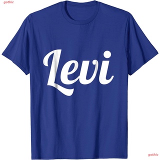 เสื้อยืดลำลอง Levi Gift Shirt / Levi Personalized Name Birthday TShirt Popular T-shirts