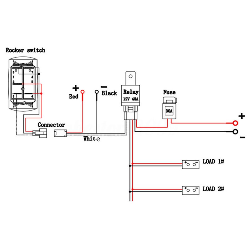 12v Led Fog Light Laser Rocker On Off Switch Wiring Harness Kit For Toyota