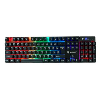 NUBWO NK-18 คีย์บอร์ดเกมมิ่งมีไฟ LED Nubwo Savage Gaming keyboard NK-18