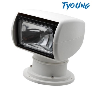 [tyoung] หลอดไฟสปอตไลท์ 12V 100W สีขาว พร้อมรีโมตคอนโทรล สําหรับเรือ