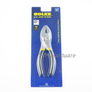 SOLEX คีมปากขยาย ขนาด 6 นิ้ว Slip Joint Pliers โซเล็กซ์