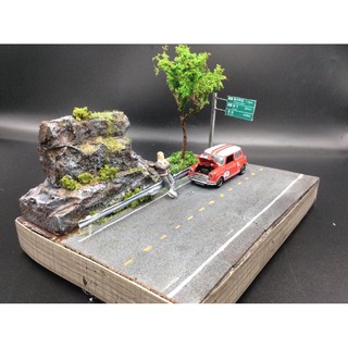 งานฉากจำลอง Roadtrip diorama model