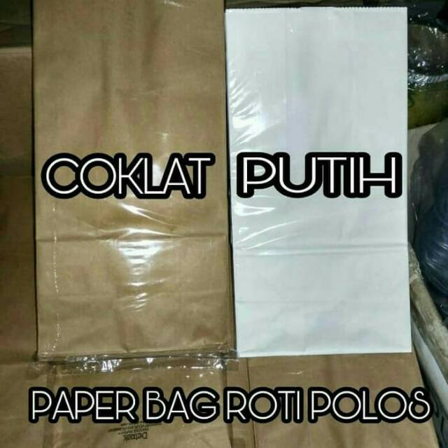 PLAIN BREAD PAPER BAG / WRAPPING PAPER / BREAD BAG
