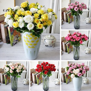 AG 1Pc Artificial Rose Flower Plant Simulation Lifelike Home Party Wedding Decor