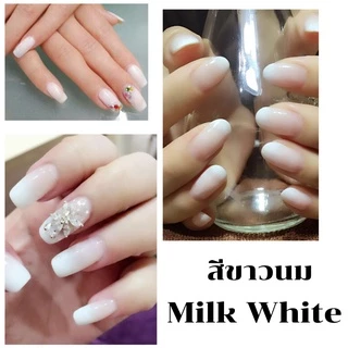 สีเจล สีทาเล็บเจล AS ขาว / ดำ 15ml ยาทาเล็บเจล AS เงา ติดทนนาน สีทาเล็บ เม็ดสีแน่น สต๊อค กทม. พร้อมส่งภายใน 1 วัน