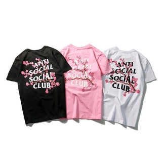 Assc เสื้อยืดแขนสั้นผ้าฝ้ายพิมพ์ลายแฟชั่น Unisex