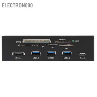 Electron000 5.25inches Multifunction Internal Card Reader Dashboard PC Front Panel