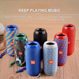 ลำโพงแบบพกพาไร้สายบลูทูธอัจฉริยะ TG117 Portable Outdoor Portable Wireless Bluetooth Speaker