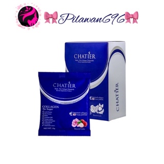 CHATIER Premium Collagen ชาเทียร์ คอลลาเจนน้องฉัตร 1 กล่อง 7 ซอง