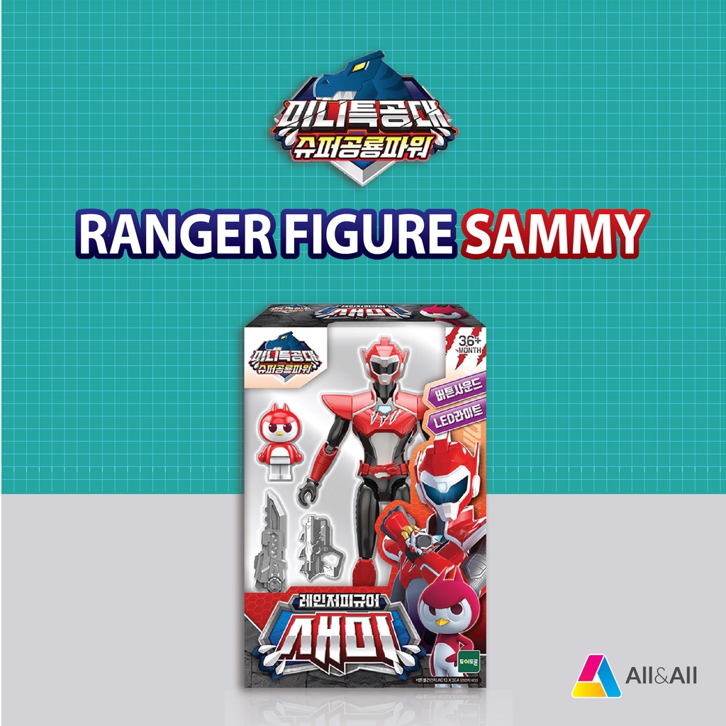 [MINIFORCE X SUPER DINO POWER] RDY KOREA Mini Force Toy Robot Series Miniforce RANGER FIGURE SAMMY