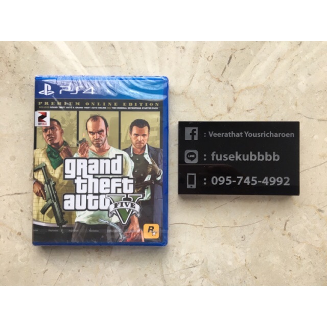 PS4 มือหนึ่ง : GRAND THEFT AUTO V PREMIUM ONLINE EDITION [GTA V/GTA 5]