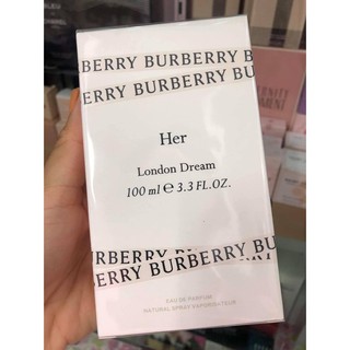 Burberry London Dream EDP 100ml ซีล 2,550฿  กลิ่นหอมแบบโมเดิร์นแฝงด้วยความโรแมนติก ราวตกอยู่ในห้วงความฝัน ณ ใจกลางมหานคร