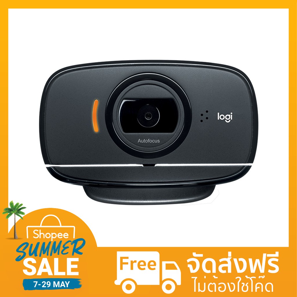 ⚠️ทักแชตก่อนสั่ง⚠️🔥ส่งฟรี🔥Logitech HD Webcam (C525) Black